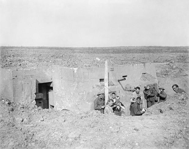 loopgraven in de eerste wereldoorlog
