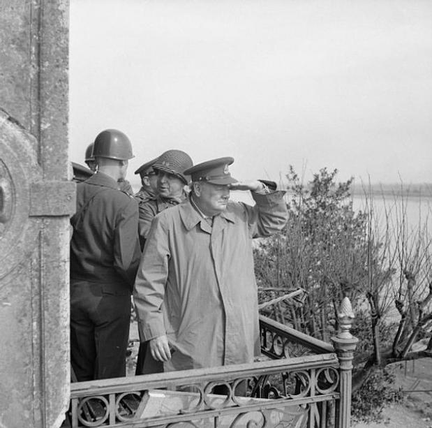 Churchill Rhine crossing
