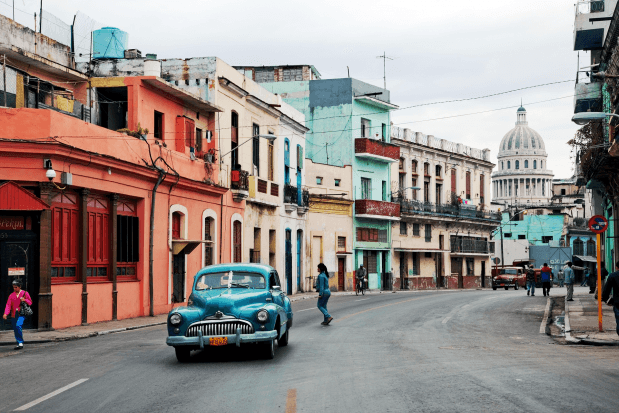Cubaanse straatbeeld geschiedenis