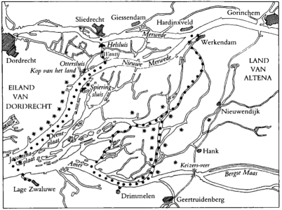 Crossingroutes door de Biesbosch