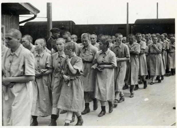 Gevangenen in Auschwitz