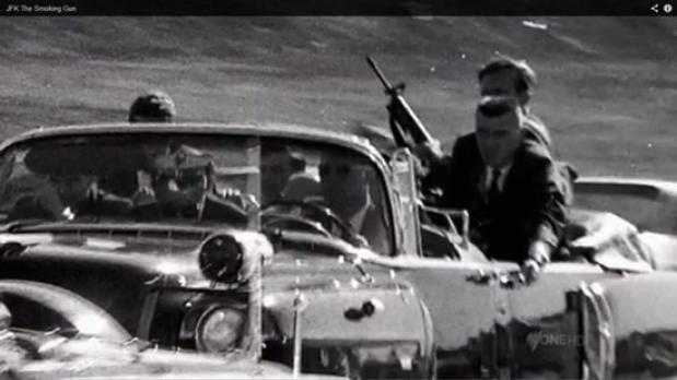 Secrete Service agenten na de schoten op John F. Kennedy