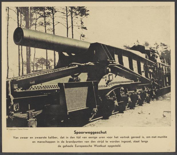 Duitse propaganda in Nederland 21 cm Kanonne 12