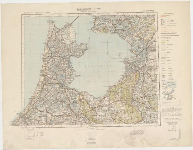 Kaart van deel Nederland