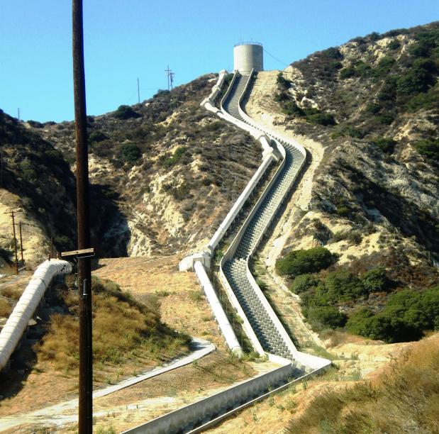 Het tweede aquaduct in Los Angeles