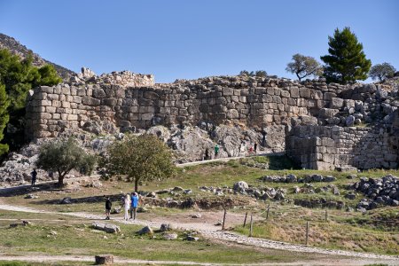 Cyclopische muren in Mycene