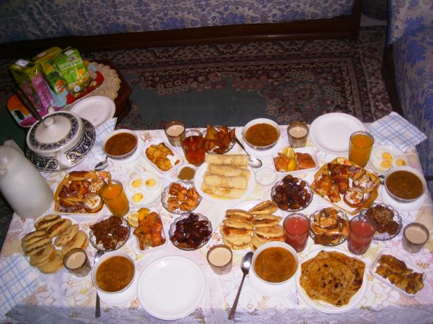 Traditionele maaltijd tijdens de Ramadan