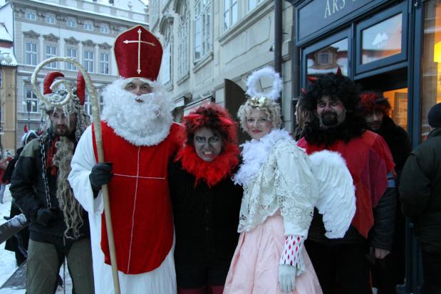 Tsjechische Sinterklaas.