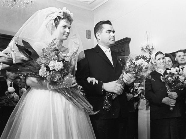 Valentina Teresjkova Andrijan Nikolajev bruiloft
