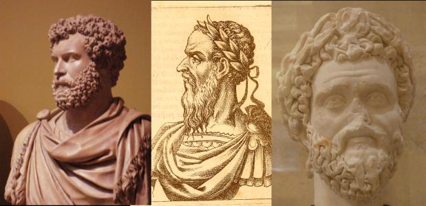  Clodius Albinus, Pescennius Niger en Septimius Severus