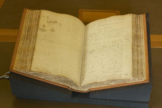 Manuscript van de Philosophia Naturalis Principia Mathematica