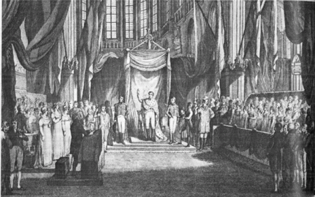Inauguratie Willem I