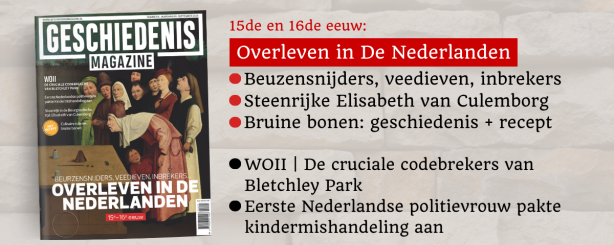 cover Geschiedenis Magazine 6: Overleven in De Nederlanden