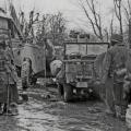 Duitse troepen aan het begin van het Ardennenoffensief