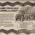 Reclame uit 1922 voor ''Amstel super stout''