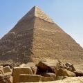 Piramide van Chefren in Gizeh
