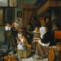 Het Sint-Nikolaasfeest, Jan Steen, 1665. Het Sint-Nikolaasfeest, Jan Steen, 1665.