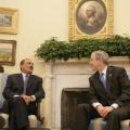 George Bush verwelkomt Ali Abdullah Saleh