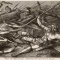 De dood van Spartacus door Hermann Vogel
