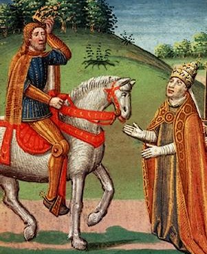 Karel de Grote en Paus Adrianus I, 774